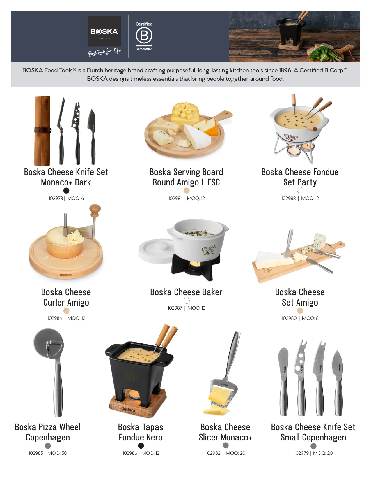 Boska collection flyer